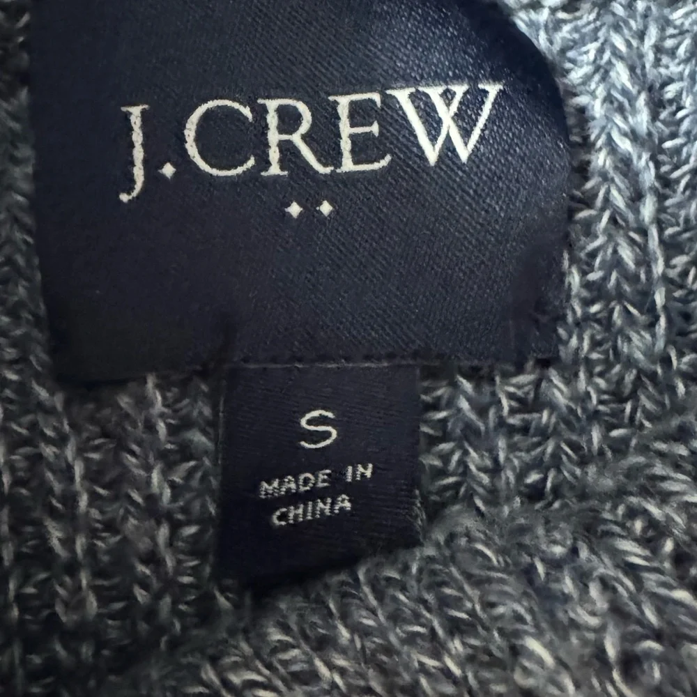 J. Crew Charcoal Knit Sweater Size Small​